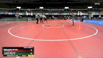 144 lbs Semis & Wb (16 Team) - Cason Kelley, Loudoun County vs Benjamin Spudic, Battlefield