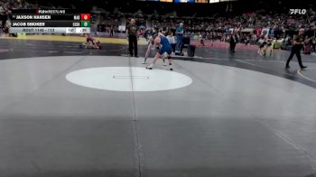 113 lbs Cons. Round 4 - Jacob Smoker, Caldera vs Jaxson Hansen, Madison