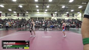 S-10 lbs Round 1 - Weiler Johnson, East Buchanan Mat Club vs Tate Brown, Indee Mat Club