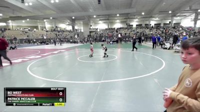 45 lbs Champ. Round 1 - Bo West, Panther Wrestling Club vs Patrick McCaleb, The Swarm Wrestling Club