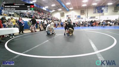 37 lbs Rr Rnd 2 - Ryker Thompson, Wolfpak Wrestling vs Ryder Little, Salina Wrestling Club