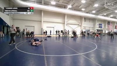 106 lbs Cons. Round 5 - Trevyn Upwall, Champions Wrestling Club vs Conner Lewis, Elite Wrestling