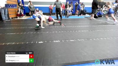 49 lbs Consolation - Keller Goodson, Rough Riders vs Mason Gregory, Choctaw Ironman