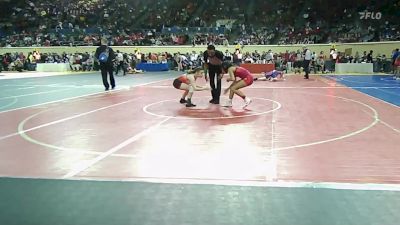 100 lbs Round Of 16 - Riley Robinson, Bixby vs Tatum Clevenger, HURRICANE WRESTLING ACADEMY