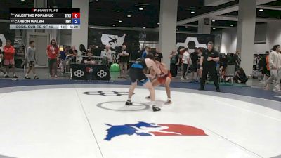 65 kg Cons. Sub-rd Of 16 - Valentine Popadiuc, St. Pius X High School Wrestling vs Carson Walsh, Pittsburgh Wrestling Club