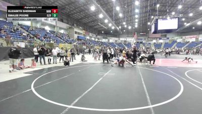 136 lbs Quarterfinal - Elizabeth Sherman, Darkhorse WC vs Emalee Poore, Elevate Wrestling Academy