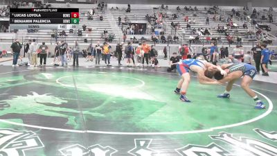 140 lbs Semis - Benjamin Palencia, Damaged Ear Wrestling Club vs Lucas Loyola, Big Cat Wrestling Club