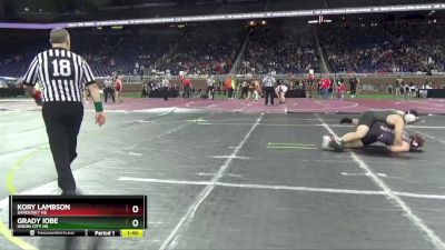 D4-215 lbs Semifinal - Grady Iobe, Union City HS vs Kory Lambson, Sandusky HS