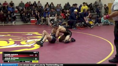 125 lbs Cons. Round 2 - Sadiri Andaya, Delta College vs Josue Guzman, Modesto College