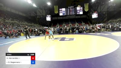 126 lbs Rnd Of 128 - Keyan Hernandez, MT vs Sebastian Degennaro, FL