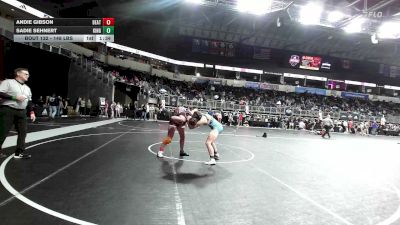148 lbs Quarterfinal - Andie Gibson, Beatrice WC vs Sadie Sehnert, King Select Wr Ac