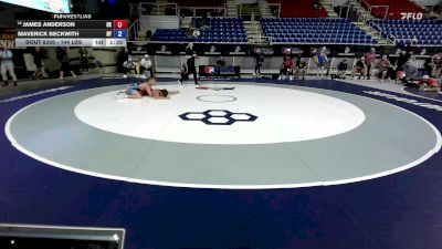 144 lbs Cons. Quarters - James Anderson, OK vs Maverick Beckwith, NY