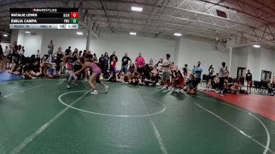 110 lbs Round 3 (4 Team) - Emilia Campa, Pride WC vs Natalie Lewis, Slick Chicks