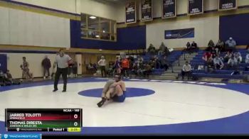 149 lbs Cons. Round 4 - Thomas DiResta, Johnson & Wales (RI) vs Jarred Tolotti, Springfield