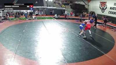 100 lbs Cons. Semis - Jedidiah Erekson, Idaho vs Lucas Hill