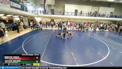 60-64 lbs Round 3 - Brextin Vence, Agon Academy Wrestling vs Hayzon Walker, Stallions Wrestling