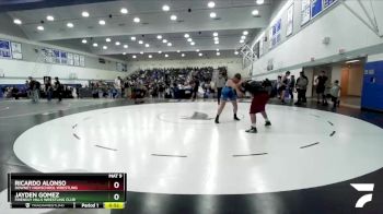 190 lbs Cons. Round 2 - Ricardo Alonso, Downey Highschool Wrestling vs Jayden Gomez, Friendly Hills Wrestling Club