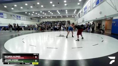 190 lbs Cons. Round 2 - Ricardo Alonso, Downey Highschool Wrestling vs Jayden Gomez, Friendly Hills Wrestling Club