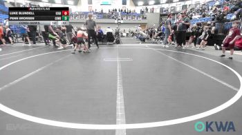 55 lbs Consolation - Luke Blundell, Kingfisher YellowJackets vs Penn Brorsen, Cowboy Wrestling Club