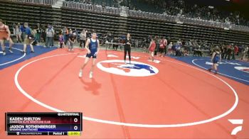 106 lbs Quarterfinal - Kaden Shelton, Evanston Elite Wrestling Club vs Jaxson Rothenberger, Wyoming Unattached