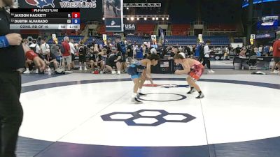 100 lbs Cons. Rd Of 16 - Jaxson Hackett, Florida vs Dustin Alvarado, Colorado