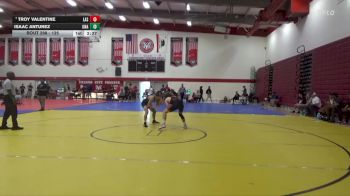 125 lbs Quarterfinal - Troy Valentine, Lassen vs Isaac Antunez, Unattached