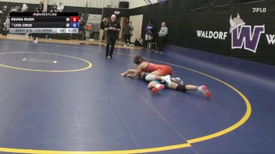 110 Open Cons. Semi - Keana Bush, Grand View University vs Lita Cruz, Grand View University