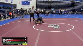 126 lbs Cons. Round 5 - Zach Schafer, ELMWOOD vs Kai Beasley, Whiteland
