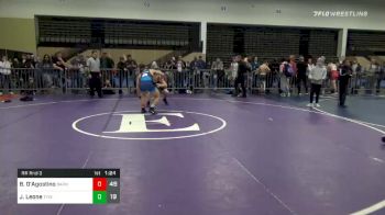 161 lbs Prelims - Brandon D'Agostino, Smittys Barn MS vs Joey Leone, TYW MS