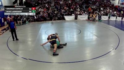 132 lbs Quarterfinal - Wyatt Ljungquist, Rancho vs Jonathan Castillo, Clark