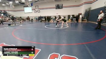 152 lbs 5th Place Match - Eliza Stricklin, San Antonio Churchill (Girls) vs Audrey Walker, Prosper Rock Hill (Girls)