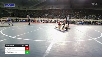 133 lbs Consi Of 32 #1 - Trayton Bryant, Blackwell vs Joseph Rodriguez, Plainview JH