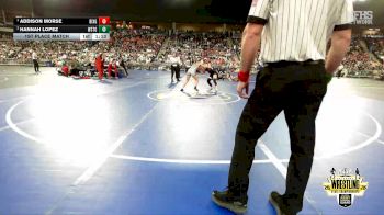 G6A-110 lbs 1st Place Match - Addison Morse, BIXBY (Girls) vs Hannah Lopez, WESTMOORE (Girls)
