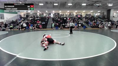 120 lbs Cons. Round 6 - Eli Stahler, Cowboy Wrestling Club vs Owen Launer, Kearney Matcats