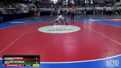 6A 165 lbs Cons. Round 3 - Brayden Patterson, Pelham vs La`Garius Ephraim, Pinson Valley