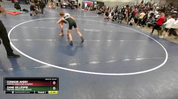 106 lbs Cons. Round 2 - Zane Gillespie, Premier Wrestling Center vs Connor Avery, Aviator Wrestling Academy