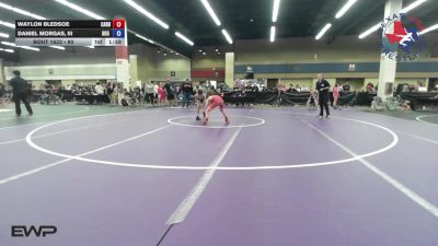 80 lbs Semifinal - Waylon Bledsoe, Cardinal Wrestling Club vs Daniel Morgas, III, 806 Elite Wrestling
