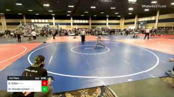 65 lbs Consi Of 4 - Colten Mahoney, Mid Valley Wolves vs Austin Armstrong, East Idaho Elite