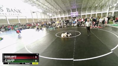 92 lbs Champ Round 1 (16 Team) - Ryder Hintz, Team Wyoming vs JT Walker, Shootbox