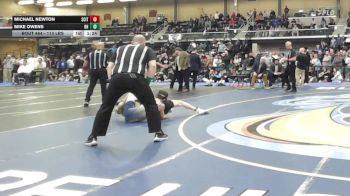 113 lbs 3rd Place - Michael Newton, Scituate vs Mike Owens, Bishop Hendricken