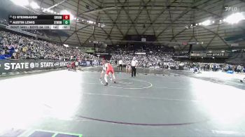 Boys 3A 126 lbs Cons. Round 3 - CJ Steinbaugh, Snohomish vs Austin Lewis, Stanwood