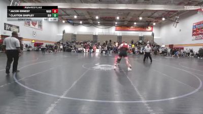 285 lbs Semifinal - Jacob Ernest, Wadsworth vs Clayton Shipley, Dublin Coffman