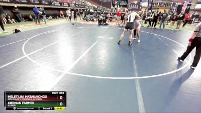 170 lbs Cons. Round 4 - Kiernan Farmer, Illinois vs Meletilini Matakaiongo, Iron County Wrestling Academy