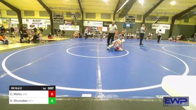 50 lbs Rr Rnd 2 - Cason Meloy, Jackson County Wrestling Club vs Kirch Shumaker, Webb City Youth Wrestling