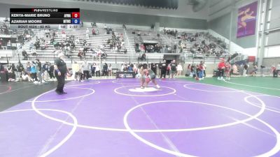 76 kg Cons. Sub-quarters - Kenya-Marie Bruno, Anchorage Youth Wrestling Academy vs Azariah Moore, Mat-Town Wrestling Club