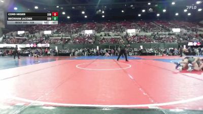 109 lbs Cons. Round 1 - Cord Heger, Ironmen Wrestling vs Beckham Jacobs, Lander Legacy