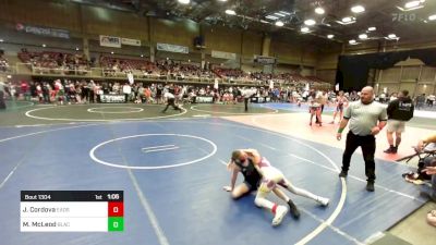 89 lbs Quarterfinal - Jax Cordova, Eads Jr Olympics vs Magnus McLeod, Black Fox Wr Acd