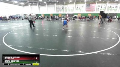 125 lbs Cons. Round 2 - Drew Dolphin, UW-Parkside vs Archer Heelan, St. Cloud State