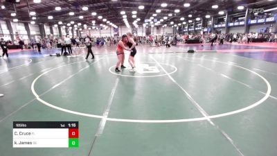 185 lbs Round Of 16 - Cheyenne Cruce, FL vs Kaci James, DE