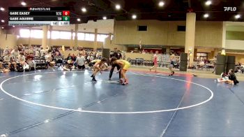 132 lbs Semis & 5th Wb (32 Team) - Gabe Aguirre, Team Shutt Weston vs Gabe Easey, The Colliseum Training Center